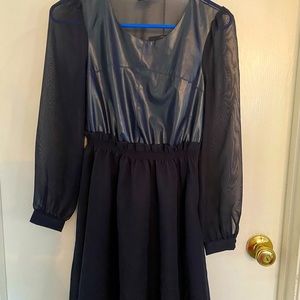 Navy Blue ASOS Petite Dress